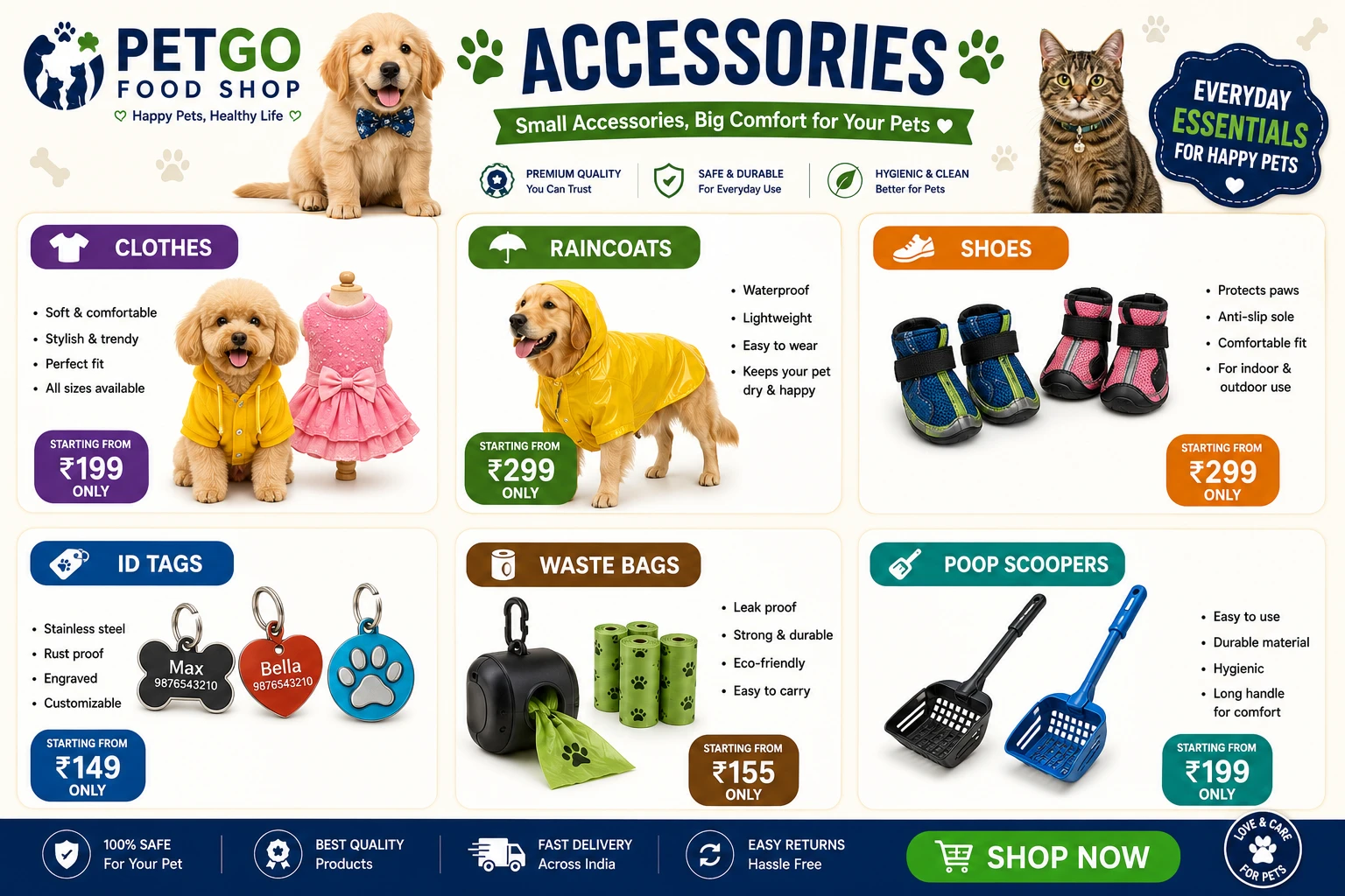 🐾 Accessories
